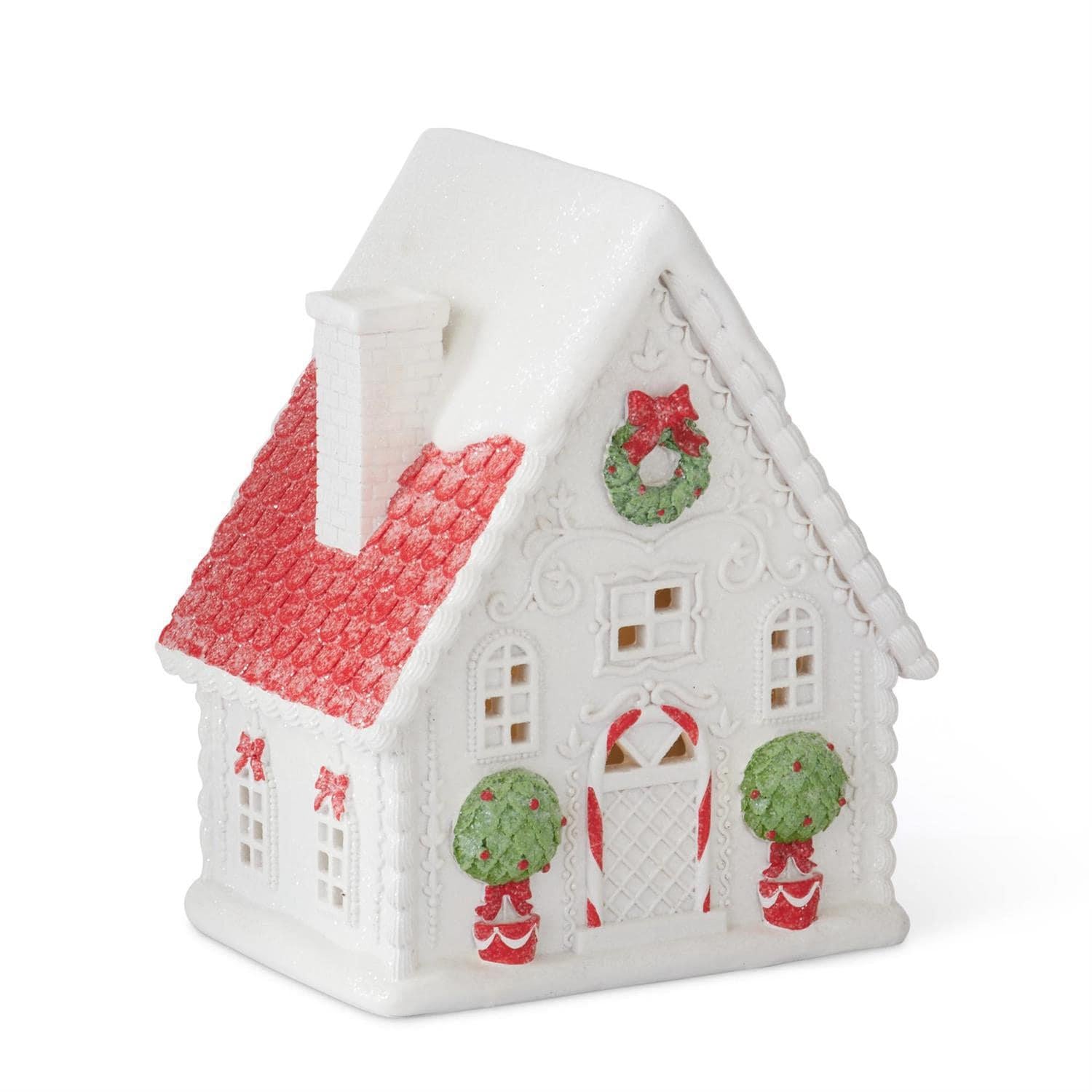 Glittered LED Christmas House